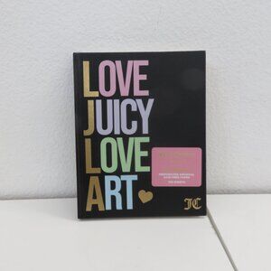 (#121) Juicy Couture Hardcover Black "LOVE JUICY LOVE ART" Sketchbook